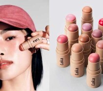 Lakaのチーク新作♡UVケアも叶うサンシールドグローイーチーク登場