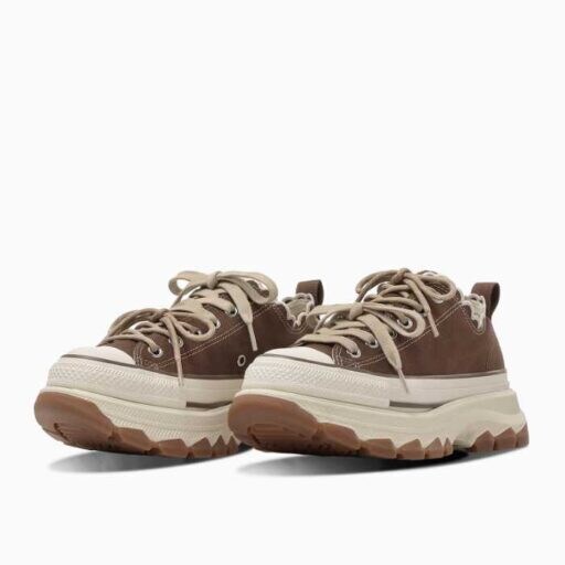 CONVERSE異素材アレンジ♡ガーデンコアな厚底スニーカー新登場