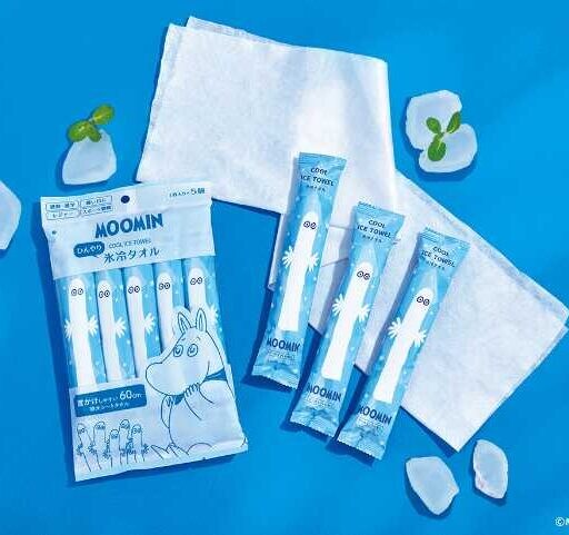 MOOMINの氷冷タオルで夏を快適に♡ひんやりボディーシートも登場
