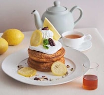 ビブリオテーク5月限定パンケーキ♡塩バニラ×レモンの贅沢スイーツ