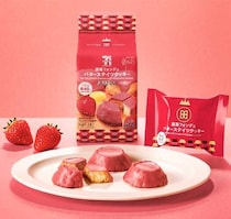 セブンカフェ新作♡バターステイツクッキー春限定濃苺フォンデュが登場