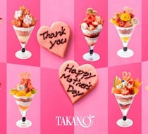 タカノフルーツパーラー母の日限定♡花束みたいな華やかパフェ全9種登場