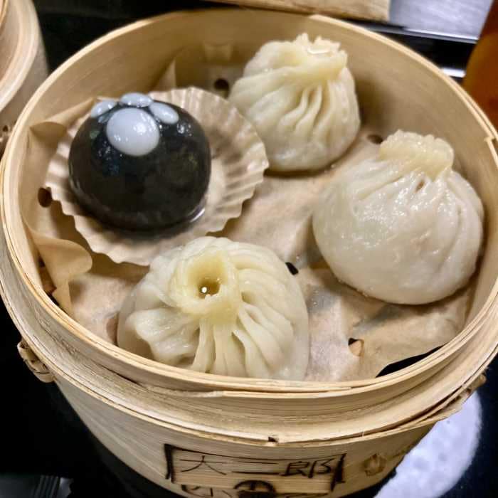 大二郎の小籠包の蒸し小籠包ともちもち点心