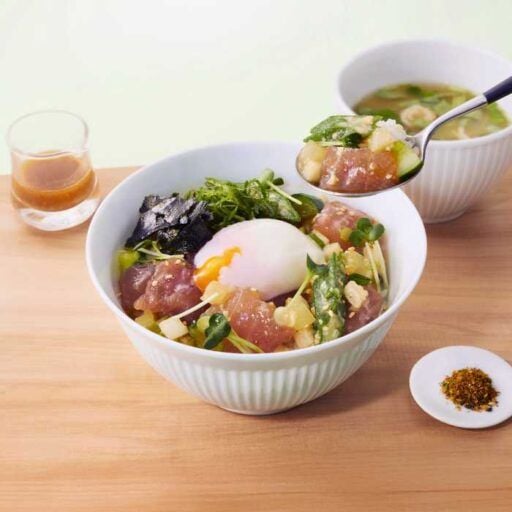 nana’s green teaの夏限定♡天然もち鮪のユッケどんぶりで爽やか和ランチ