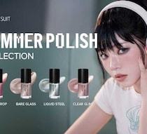 フィンガースーツ夏新作♡透明感あふれるマグネットネイルが登場