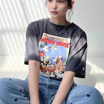 AS KNOW AS plus×Disney限定Tシャツ♡レトロ可愛いミッキーに注目