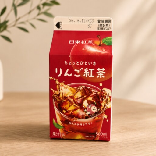 初夏のご褒美に♡ 約25年ぶりのチルド復活！「日東紅茶 りんご紅茶」がファミマに登場