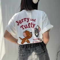 AS KNOW AS plus×トムとジェリーの新作Tシャツ登場！キーホルダー付きで可愛さ満点♡