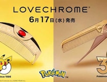 ラブクロム×ポケモン30周年記念モデル登場！ピカチュウ＆イーブイの特別コーム