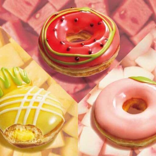 クリスピー・クリーム・ドーナツの夏限定フルーツドーナツ♡爽やかな果実感を満喫
