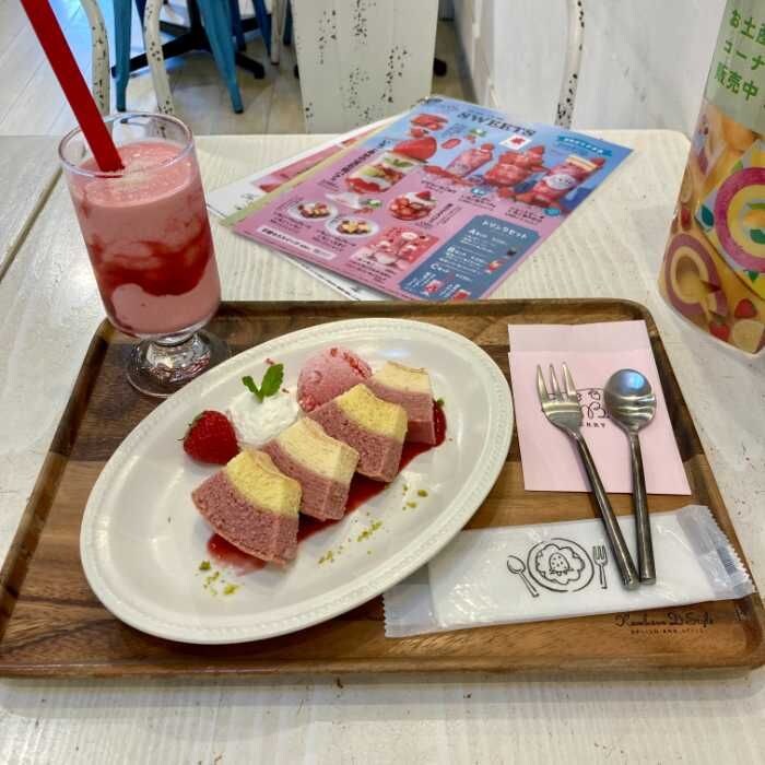 いちごBonBon 伊豆の国Factoryのバウムクーヘンプレート(檸檬)