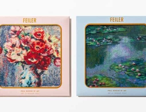 ポーラ美術館×フェイラー初コラボ！モネとルノワールの名画ハンカチが登場