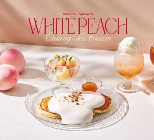 J.S. PANCAKE CAFEで楽しむ白桃の贅沢時間♡白桃烏龍ティーフェア開催