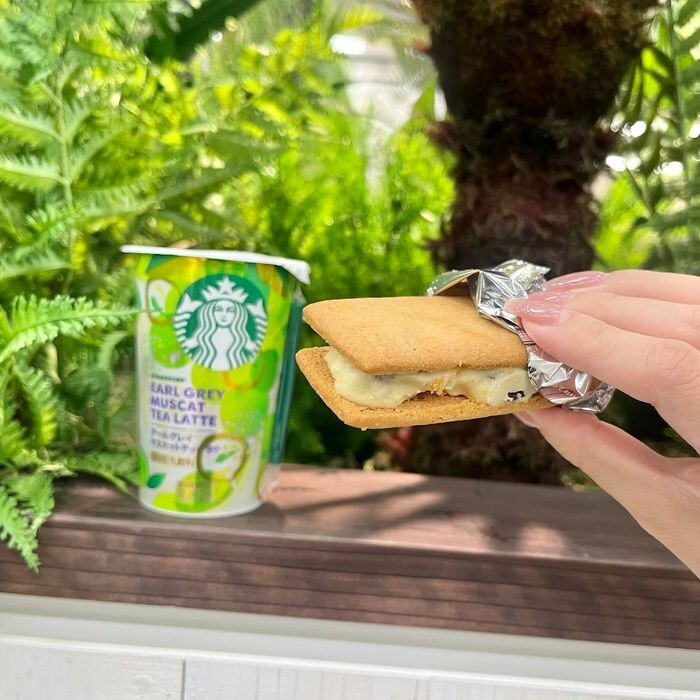 スターバックスのアールグレイマスカットティーラテ⑥