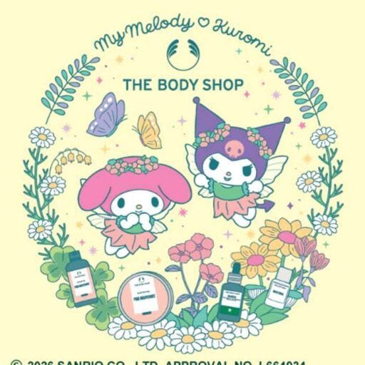マイメロディ&クロミとザボディショップが再びコラボ!毎日のケアが楽しくなる限定アイテム