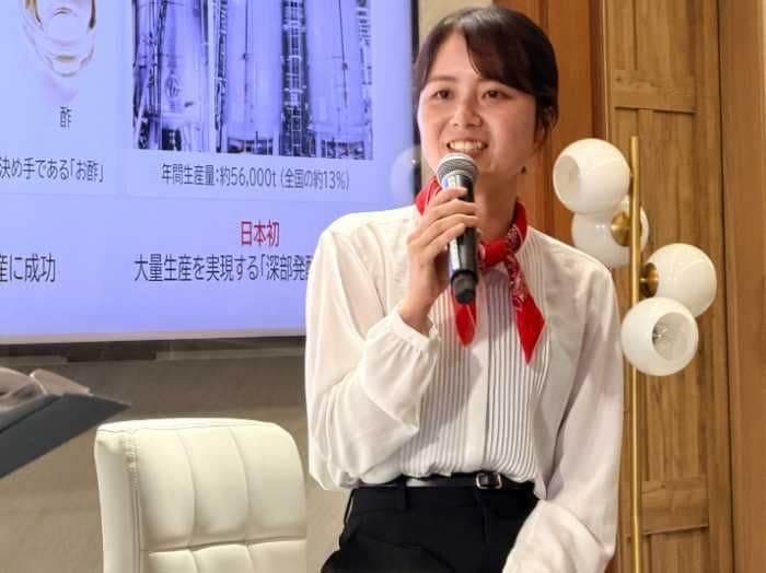 酢酸菌セミナーの加藤さん