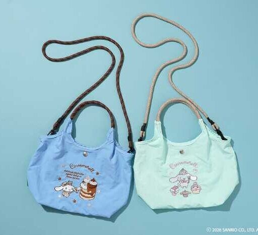 シナモロールの大人可愛いバッグが新登場♡刺繍が映える軽量トートにときめく