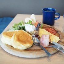 【みなとみらいカフェ】中がぷるふわ!口に入れた瞬間からとろけるパンケーキ