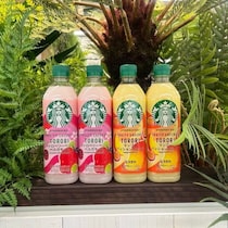 フルーツ×ティー×ミルクが溶け合う!スターバックスの新作ペットボトル飲料が発売♪