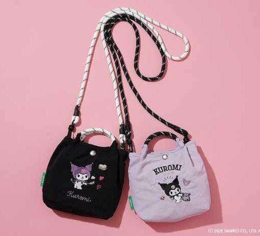 クロミのバッグが大人可愛く進化♡軽量＆高機能な刺繍バッグが登場