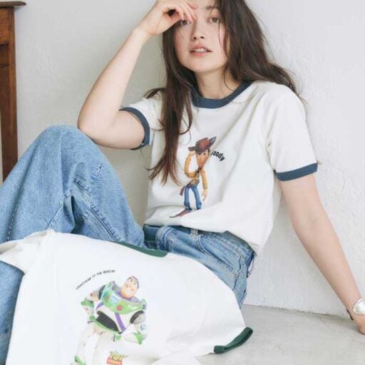 Ungrid×トイ・ストーリーの別注アイテム登場!大人可愛いTシャツ&ポーチに注目
