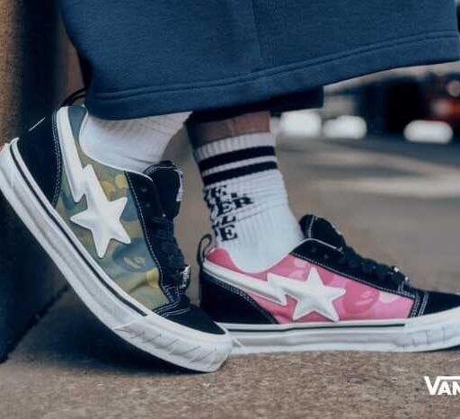 A BATHING APE®×VANS最新コラボが登場!存在感抜群の限定スニーカー