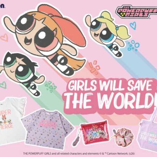 パワーパフ ガールズ×ライトオンの新作登場♡親子リンクも楽しめる全6型に注目