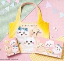 ちいかわ×東京ばな奈の新作登場！限定エコバッグセットで“むちゃうま”な夏を満喫