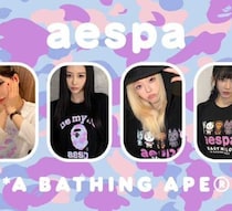 BAPE®×AESPAコレクション発売♡ストリートとK-POPが融合した限定アイテム