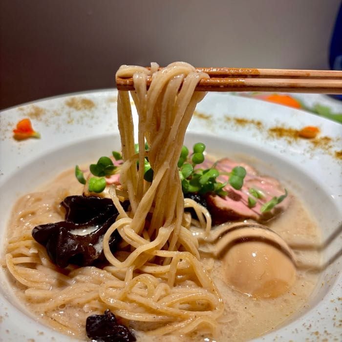 Gion Duck Noodles Asakusaのめん