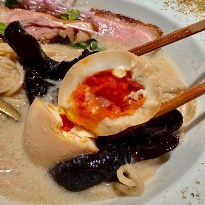 Gion Duck Noodles Asakusaの煮卵
