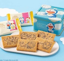 ドラえもん 東京ばな奈のスペシャル缶が登場！サクサクシュガーバター新作をチェック