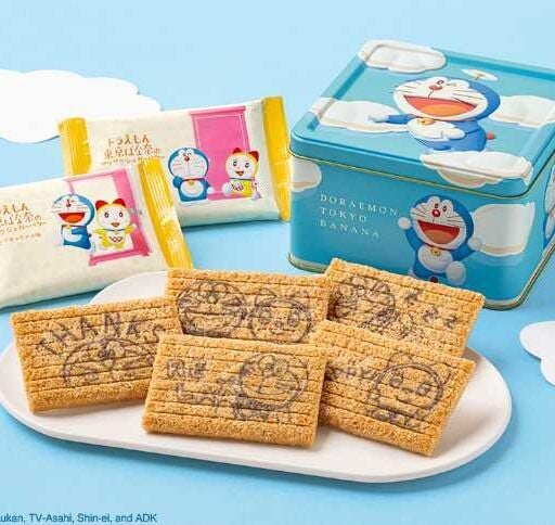 ドラえもん 東京ばな奈のスペシャル缶が登場！サクサクシュガーバター新作をチェック
