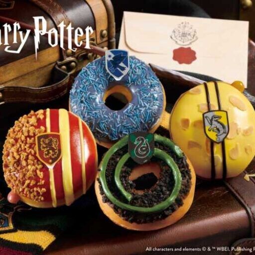 クリスピー・クリーム・ドーナツにHarry Potterの魔法が到来！4寮を彩る限定スイーツが発売