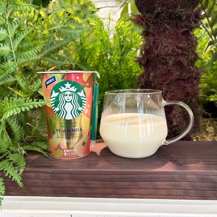 スターバックスのDELIGHT ME® ピーチミルク with クリーミープディング⑤