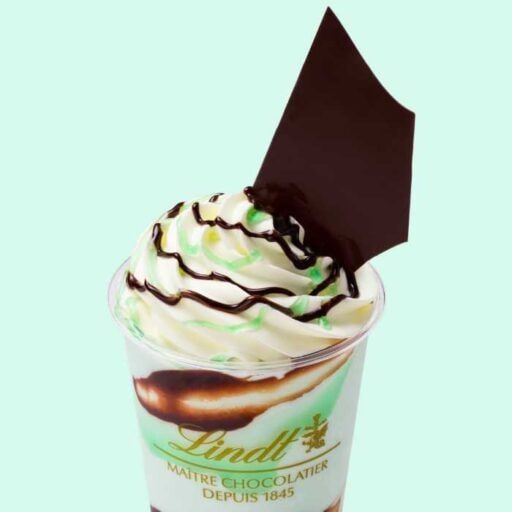 リンツのチョコミントが進化♡カカオ52%が香る新ショコラドリンク登場