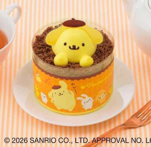 銀座コージーコーナー×ポムポムプリンの新作スイーツ登場!癒しのケーキを満喫