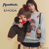 EMODA×モンチッチ初コラボ！大人可愛い限定アイテム全5型が登場