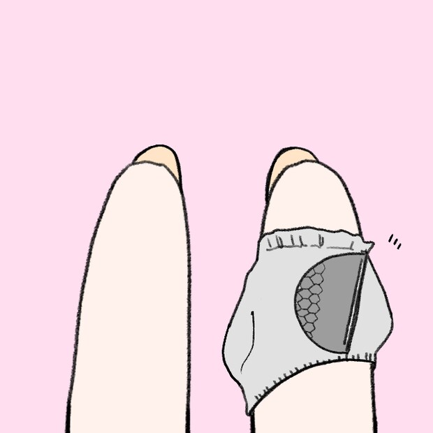 ショーツ型なのに…？ ズボンを脱がずにラクラク交換！ SNSで話題の「お出かけ交換ショーツ」を試してみた♪