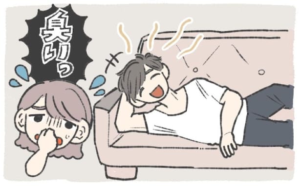 「くさっ！！」悪臭の原因は…まさかの夫！？ニオイの元をたどって見つけたものとは？