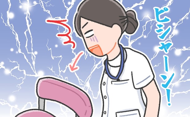 「ウソでしょー！？」忙しすぎて3時間半トイレに行けず…椅子から立ち上がると衝撃の光景が！