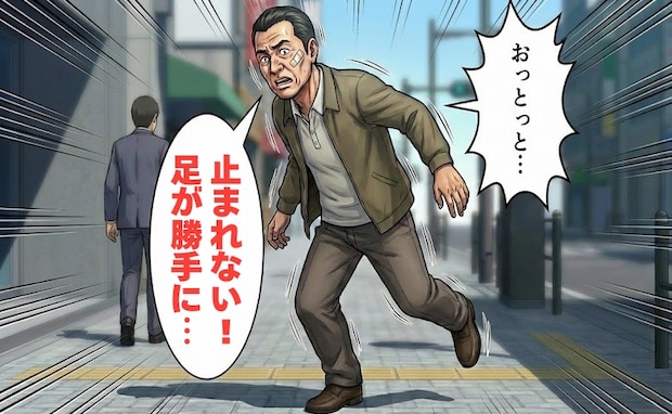 「止まれない…」小走りで足が勝手に動き続け顔面を負傷。震えと転倒から判明した難病とは【体験談】