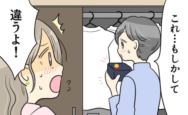 彼「もしかして…」私「ち…違う!」クローゼットの奥から出てきた箱…私が隠したかった秘密とは
