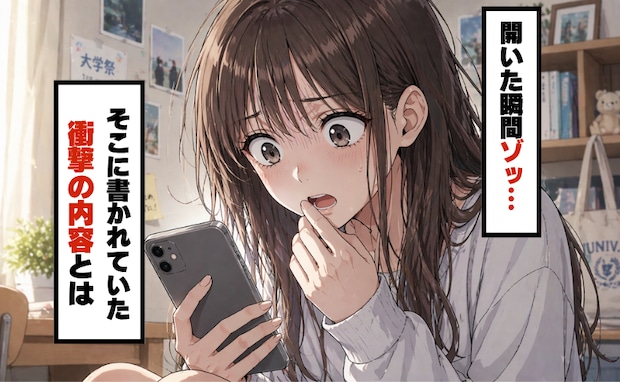 「これを見て」彼から届いたメッセージにゾッ…送られてきた添付ファイルの内容とは！？