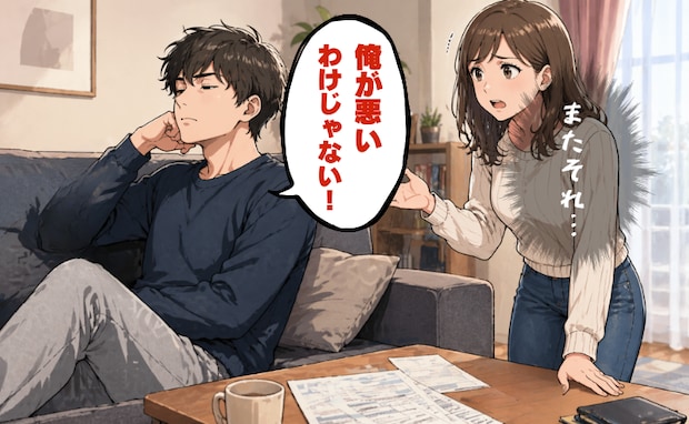 「俺が悪いわけじゃない」が口癖の彼。話し合いにすらならない。彼の価値観の違いに…もうムリ！