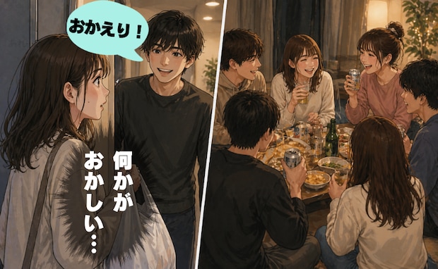 宅飲みの翌朝「彼の様子がおかしい…」⇒女の勘は正しかった！？彼の最悪の裏切り行為にあ然