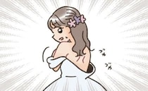 「見えちゃう…！」フォトウェディング直前まで減量⇒当日ドレスを着ると…予想外の事態発生！？