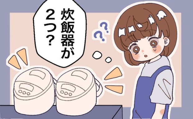 「そ、そこまで!?」同じ炊飯器が2台置いてある義実家の台所。義母に理由を聞くと驚愕の説明が