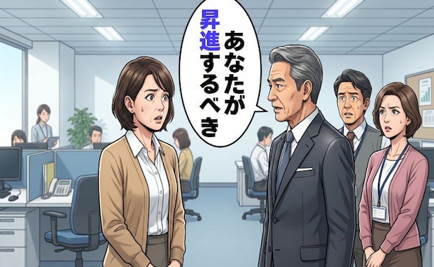 「あなたが昇進するべき」不当な人事に耐え続け…社長の鶴の一声で報われた地道な努力【体験談】