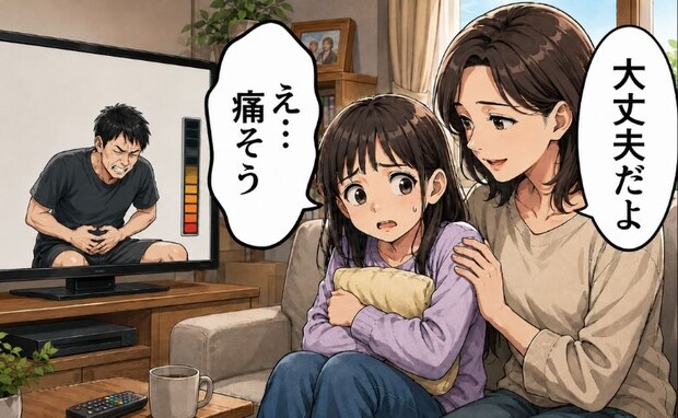 生理シミュレーションで苦しむ男性を見て…「痛いのは嫌」「どうして女の子だけ?」娘が抱いた不安